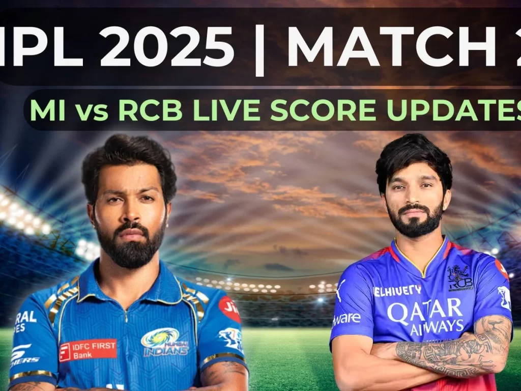 PL 2025: இன்று நடைபெறும் RCB vs MI போட்டி - முக்கிய தகவல்கள் 1 business standard mi vs rcb